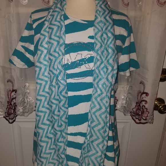 Michael Kors Striped Top - Picture 4 of 5